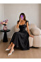Scalloped Strappy Lace Long Dress