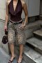 Women's Stonewashed Denim Bermuda Shorts Loose Cut Jean Shorts - 4