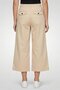 Women Solid Chino Culotte Shorts, Beige - 4