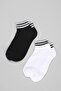 8 Pairs of Economical Pack Ankle, Hoop-Loop Booties Unisex Short Sports Sneakers Socks - 2