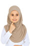 حجاب جاهز للفتيات، شال عملي من القطن الممشط، ملابس إسلامية - 5