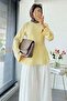 Premium Side Slit Detailed Tunic - Yellow - 4