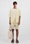 Yellow Linen Blend Men's Shirt - 4