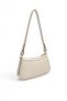 Sand Beige - Sand Beige Plaid Line Square Women's Crossbody Bag Sp1274 - 4