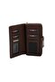 Stone - Brown Monogram Women's Wallet and Card Holder Sp928 - 4