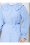 Embroidered Baby Collar Hijab Tunic - 2