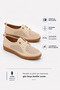 Women's Comfortable Summer Perforated Casual Shoes Mink - 5