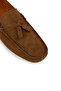 Men's Genuine Suede Tan Color Tasseled Moccasins - 5