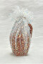 White Test, Sparkling Sequins and Beads Decorated Bridal Henna Night Test, Wedding Henna Cube, Earth Test