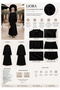 Liora Strawberry Fabric Skirt Set - Black - 6