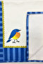 Decorative Kitchen Cotton Oven Towel with Special Pattern 35X50 cm Washable Bird - 5
