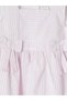 Square Roba Collar Striped Baby Girl Dress with Bow Detail for Style Enthusiasts from Uzg Store - 2