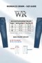 Men's Blue Baggy Comfortable Fit Stripe Detailed Special Vintage Washed Design Jean Trousers - 4