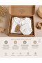 Newborn Jumpsuit 4 Layers Muslin with Polo Collar (Jumpsuit & Hat) (0-3 Months) - 3