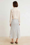 Women's Midi Length Polka Dot A-Line Flexible Knitted Skirt Regular Waist Fish Pattern Comfortable Daily Casual Stylish - 5