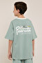 Peanuts Print T-Shirt with Crew Neck and Short Sleeves - 6