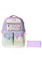 Virgo Girls' School Backpack and Pencil Case Set with Virgo Pom-Pom Accessories - Setcc-C4092C - 2