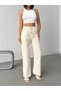 Women's High Waist Palazzo Wide Leg Linen Trousers - 2