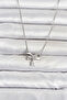 Chain Silver Color Bow Model Women's Necklace - Ebj260612W43960