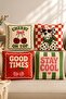 Good Times Patterned 4-Piece Throw Pillow Cover Set - 2
