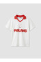 Polo neck molang printed girl's t-shirt - 4