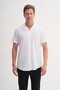 Men's Short Sleeve Shirt Wrinkle-Free Fabric White - 2