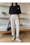 Women/Girls Black Life Printed Oversize T-Shirt - 5