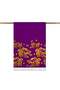Spring Branch Patterned Silk Shawl 09352-Purple Violet - 2