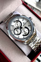 Original 2 Year Warranty Men's Wristwatch Steel Band 3 Atm Water Resistant