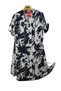 New Season Women's Summer Picasso Viscose Short Sleeve Dress