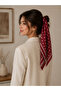 Cherry Rot Polka Dot Women's Triangle Scarf 70 cm - 2