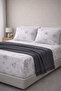 Karya Series ® |   Premium Pike Set |   Special Boxed |   Pique Fabric with Floral Pattern |   Double Bed Sheet & 2 X Pillowcases - 2