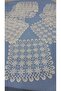 9 Pieces/20 X 20 Filoş Thread Knitted Dowry Square Napkin 9 Pieces