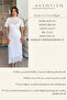 Elegant Midi White Lace Dress with High Collar Lining - 2