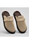 (Bianca) Mesh Closed Toe Casual Women's Slippers Beige - 4