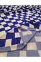 Navy Blue Ecru Paneled Jersey Fabric Flexible Soft Fabric for Swimwear, Dresses & Skirts 130X130Cm (Each Panel) - 2
