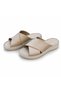 Genuine Leather Orthopedic Sole Cross-Strapped Women's Slippers Daily Comfortable Stylish Design
