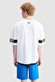 Easton Oversize Crew Neck Printed 100% Cotton Men's White T-Shirt - 4