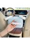 Cute Plush Tabletop Car Napkin Holder, Compatible with Car Armrest and Headrest, Figured Napkin Box, Car Interior Accessory Organizer, Maskot-Style Elastic Napkin Holder Box, Napkin Gift - 3