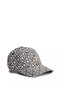 Women's Th Monogram Logo Adjustable Buckle Navy Blue Hat