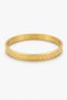Women's Ottoman Handcuff Roman Numeral Model Rose Gold Gold Color Steel Bracelet - 2