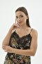 Women's Thin Strap Lace Floral Pattern Short Nightgown Relaxed Cut Home Wear C9T8N371 - 5