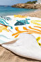 Sea-Themed Jellyfish and Fish Patterned Children's Beach Towel-Marine Cute Underwater Beach Cover - 5