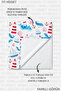 Sailor Marine Themed Beach Towel Coverlet - Blue Pink Nautical Quick-Dry Microfiber Towel Coverlet - 8