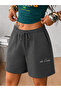 Signed Printed Summer Comfortable Fit Casual Women's Smoked Shorts/Bermuda