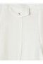 White Regular Fit Wide Leg Women's Trousers - 2