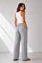 Intive Cool Comfort Muslin/Waffle Fabric No-Show Cotton Breathable Comfortable Summer Pants - 2