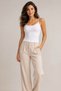 Women's Viscose 6-Piece Undershirt with Rope Straps & Lace Detail - 2