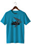 Men's Motorcycle Printed Crew Neck Casual Cotton T-Shirt