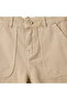 Knee Length Buttoned Waist Shorts with Pockets - 4